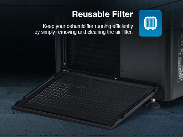 commercial dehumidifier dehumidification industrial for basement crawl space 130 ppd drain hose auto defrost detachable display panel 60 drying water removal garage workshop warehouse timer home dehumidifying deshumidificador para espacio reducido