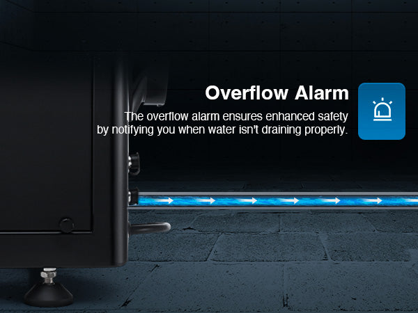 CREWORKS 130 PPD Commercial Dehumidifier for Crawl Space Laundry Room Warehouse