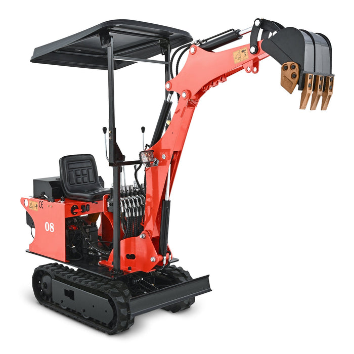 Compact Battery-Powered Mini Excavator: Perfect for Construction, Trenching, Cleaning, Drilling