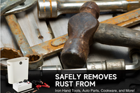 electrolysis for rust removal