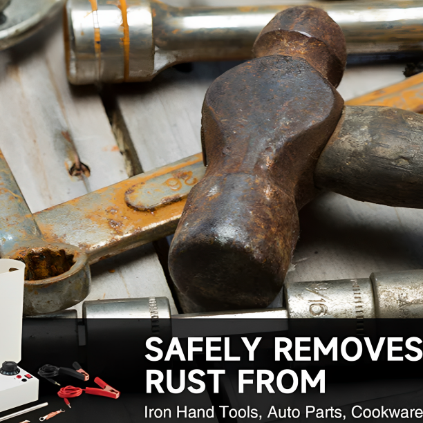 electrolysis for rust removal