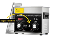 how to degas an ultrasonic cleaner