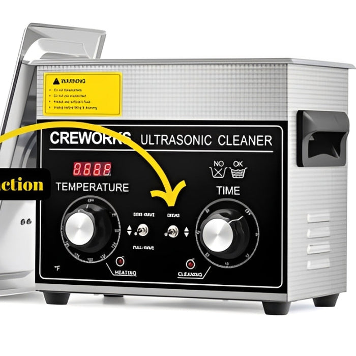 how to degas an ultrasonic cleaner