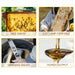 2-Frame Manual Honey Extractor Beekeeping Equipment Hand Crank Drum Honeycomb