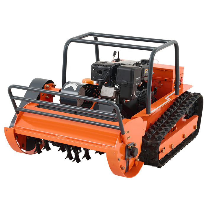 AHM X80 | 31.5" Remote Control Lawn Mower, 13.6HP Hybrid Power, Adjustable Height, 45°Slope Climbing