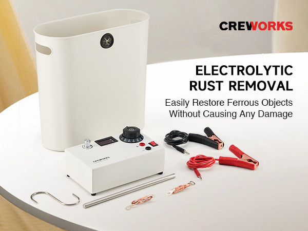 Electrolyte Rust Electrolytic Rust Removal Kit, Electrolysis Derusting Cleaning Machine ...