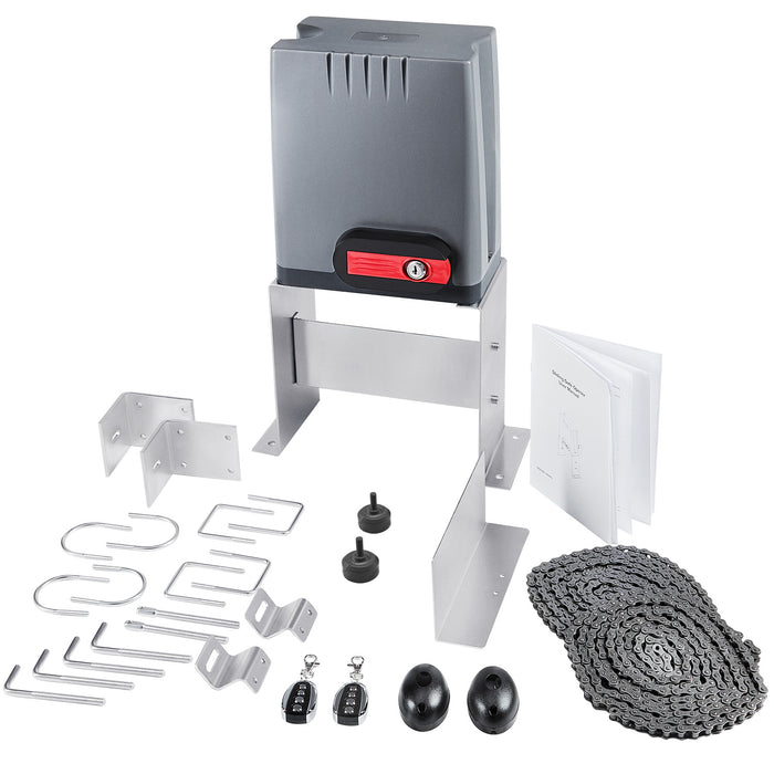 Secure Access 1800lb Sliding Gate Opener with Hardware Kit （Metal）