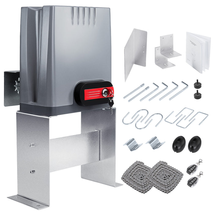 Secure Access 1800lb Sliding Gate Opener with Hardware Kit （Metal）