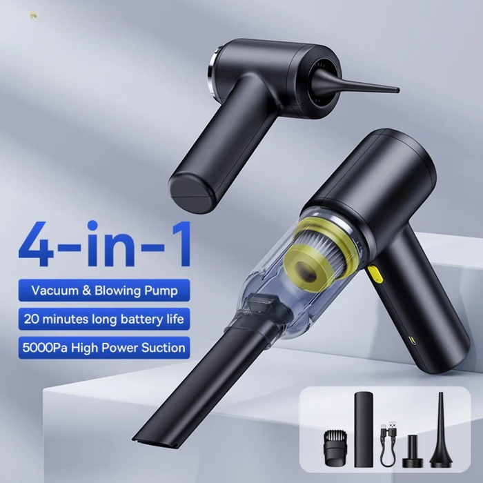 Car Vacuum Cleaner Wireless Air Dust Blower Gun for Car Powerful Portable Car Cleaning Appliance Cordless Vehicle Cleaner