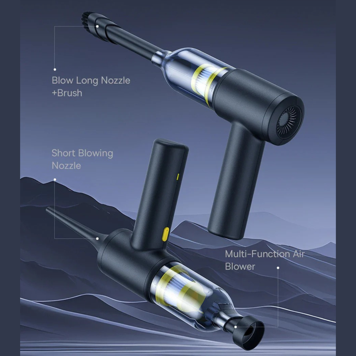 Car Vacuum Cleaner Wireless Air Dust Blower Gun for Car Powerful Portable Car Cleaning Appliance Cordless Vehicle Cleaner