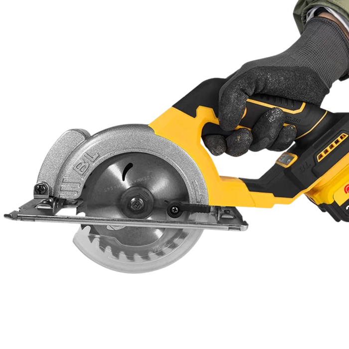 5 Inch Brushless Electric Circular Saw Lithium Battery Powered Handheld Miter Saw Power Tools For Dewalt 20V Battery Pin