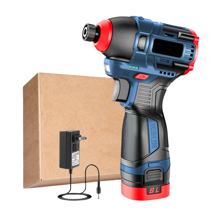 200N.m 16.8V Brushless Electric Drill Screwdriver Impact Driver Cordless Drill Household Multifunction Hit Power Tools