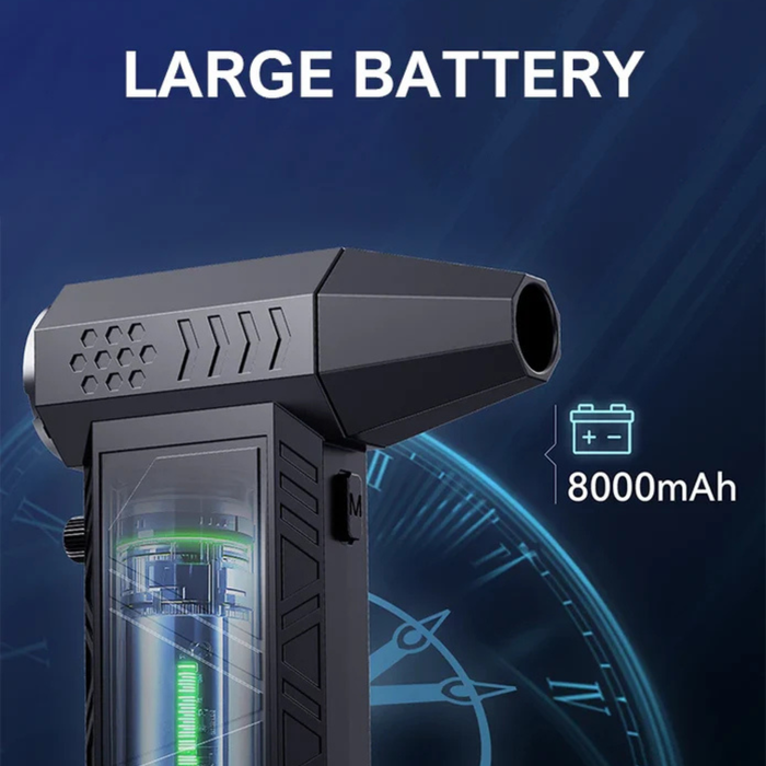 300000RPM Turbo Jet Blower Vacuum X9 High Speed Air Blower Wireless Compressed Air Duster Portable Turbo Fan Jet Dust Blowing