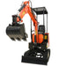 CREWORKS 13.8 HP Kubota Engine 1.1 Ton Mini Excavator with All-Terrain Tracks