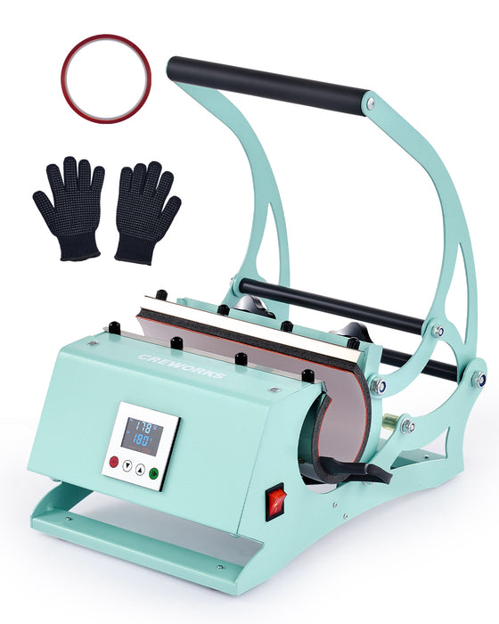 CREWORKS Mug Heat Press Tumbler Heat Press Machine 9-30oz Sublimation Printing