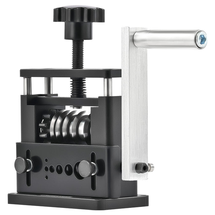 Manual Wire Stripping Machine, Drill Powered Wire Stripper Machine with 6 Channels & 5 Blades, Portable Cable Stripper Tool with Hand Crank for 0.1" to 0.67" Scrap Copper Cables Recycling