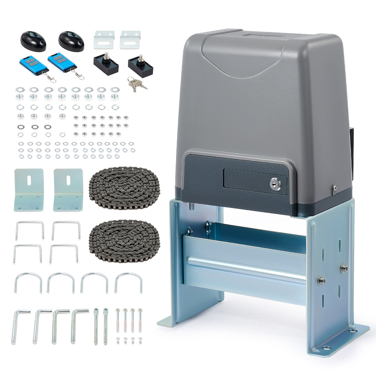 CO-Z 550W Automatic Sliding Gate Opener, Smart System for Gates up to ...