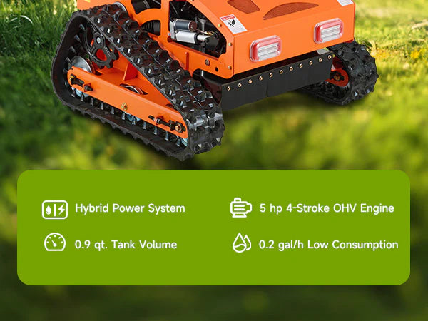 Remote Control Lawn Mower Robot Grass Cutter Weeding Machine for 45° Slope