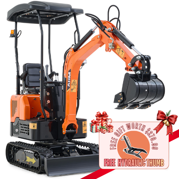 AHM AX-12 | 13.5 HP B&S Engine Mini Excavator