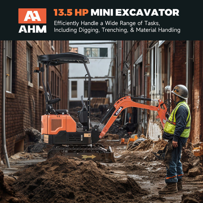 AHM AX-12 | 13.5 HP B&S Engine Mini Excavator