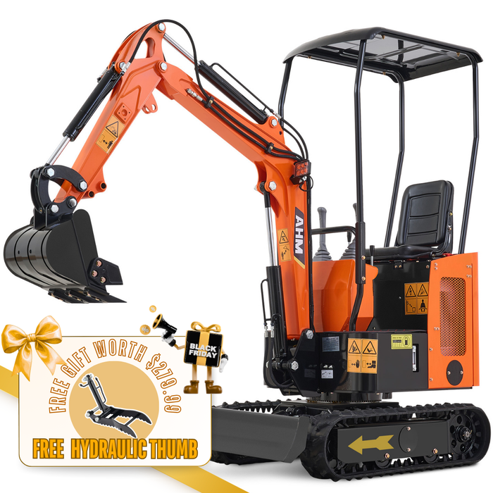 AHM AX-15 | 13.8 HP Kubota Engine Mini Excavator