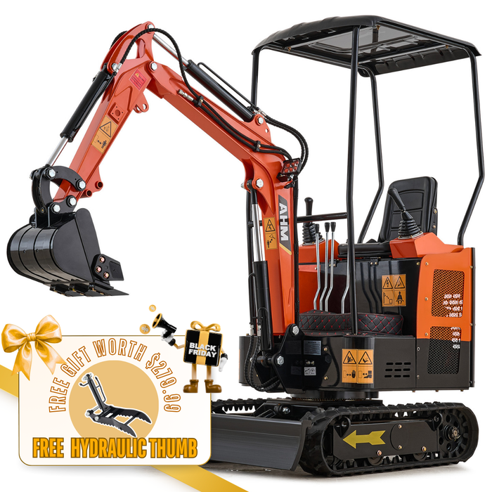 AHM AX-16 | 23 HP 1.3 Ton B&S Engine Mini Excavator