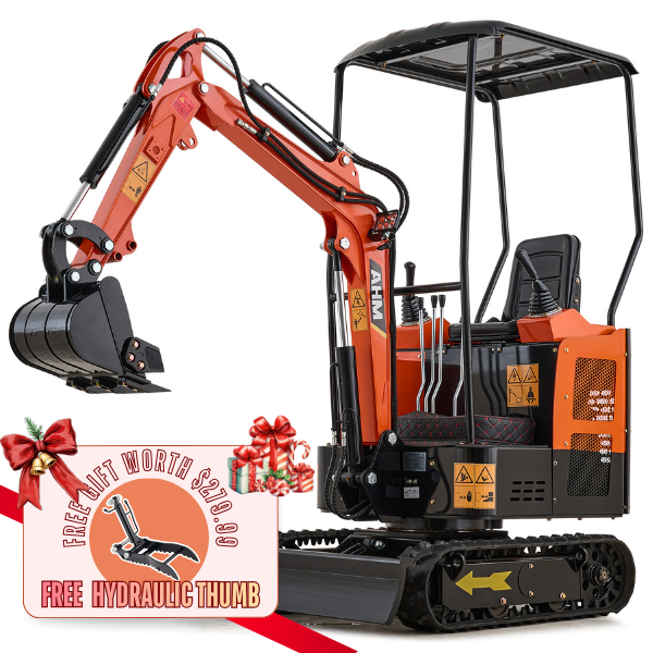 AHM AX-16 | 23 HP 1.3 Ton B&S Engine Mini Excavator