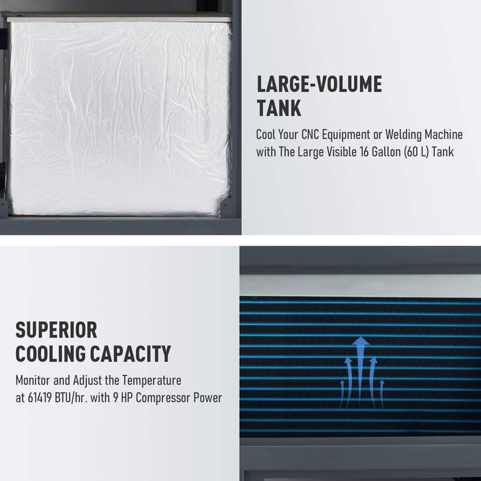5.1-Ton-Cooling-Chiller-for-15.9-Gal.-Laser-CNC-Water-Cooler-Spec