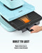 CREWORKS Auto Heat Press Machine for T Shirts, Smart 15x15 Inch T Shirt Press Machine with Auto Press Release, Professional Digital Automatic Heat Press Sublimation Fast Even Tshirt Printing Machine