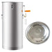 2-Frame Manual Honey Extractor Spinner Drum Hand Crank Beekeeping Honey Drum