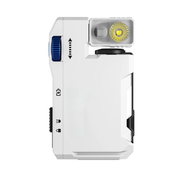 Rechargeable EDC Flashlight, 400 Lumens Dual Light Sources Mini Flashlight with RGB Light, Portable Pocket Flashlights