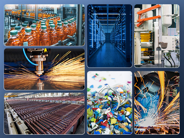 Applicable Industries: Metalworking
Laser Engraving
Plastics & Rubber
Welding
Data Center
Food & Beverage
Oil & Gas
Die Casting