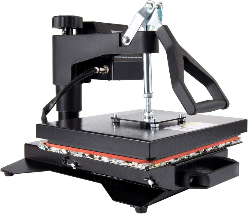 Heat Press Machine Professional 360 Swing-Away T-Shirt Press for Shirt, Phone Case, Mouse Pad, Tote Bag, Pillow Case, Coasters, Puzzles, Tiles for Home and More (12x10 Inch)