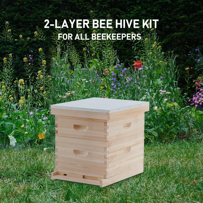 Beekeeping Starter Kit – 10 Frame Deep Beehive, Honey Supply Equipment, Model 820130