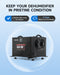 CREWORKS 130PPD Commercial Dehumidifier w Water Pump for Basement Laundry Room