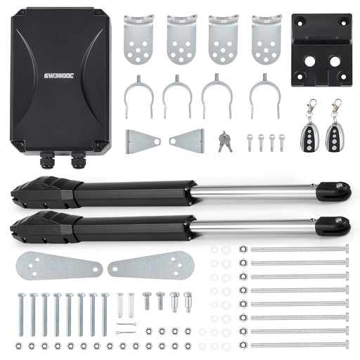 880lb Dual Ultraswing Gate Openers with Hardware Kit Media 1 of 11