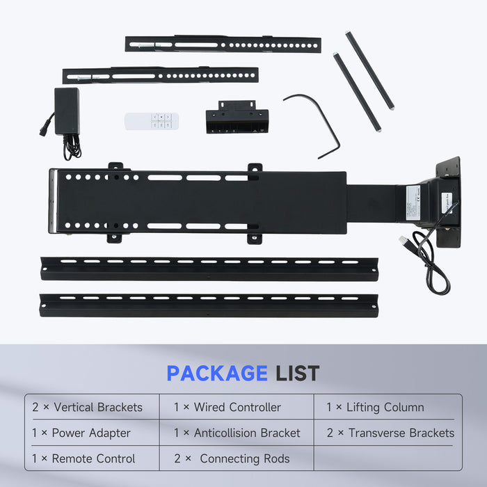 CO-Z Motorized TV Lift, Motorized TV Stand for 32 to 70 Flat & Curve —  Creworks Equipment