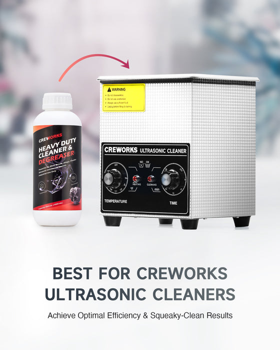 CREWORKS Carburetor Cleaning Solution Non Toxic Cleaner for Ultrasonic Cleaner