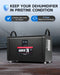commercial dehumidifier dehumidification industrial for basement crawl space 145 ppd drain hose auto defrost detachable display panel 70 drying water removal garage workshop warehouse timer home dehumidifying deshumidificador para espacio reducido