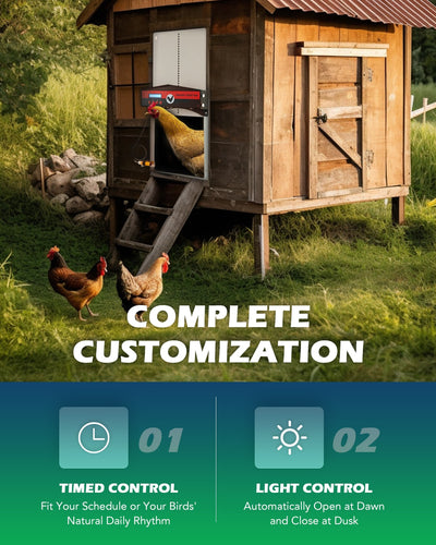 Automatic-Chicken-Coop-Door-with-Timer-Control-kit