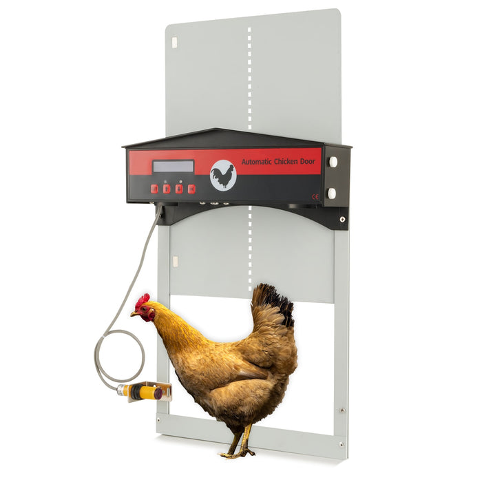 Machine Broasted Chicken Timer CO-Z Automatic Chicken Coop Door with Timer Control and Light Sensor ...