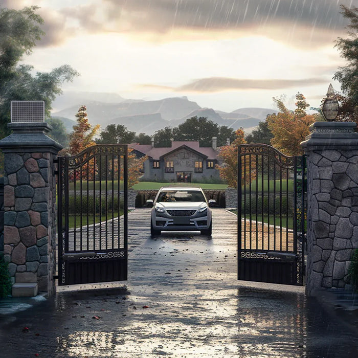 Zumi W2 Pro 1100 lb. Heavy Dual Swing Gate Opener