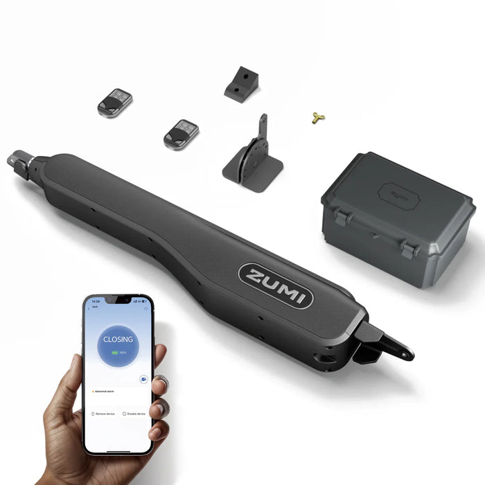 Zumi W1 Pro 1100 lb. Heavy Single Swing Gate Opener