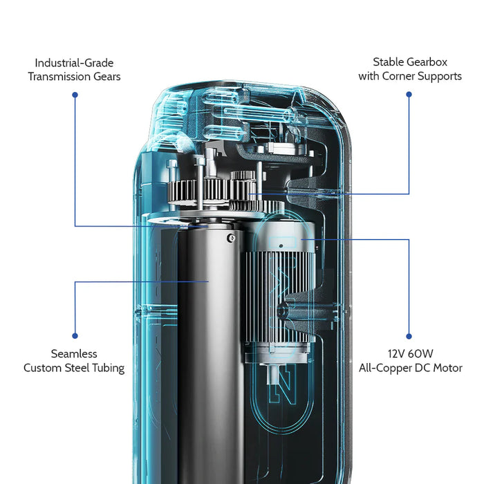 Zumi W1 Pro 1100 lb. Heavy Single Swing Gate Opener