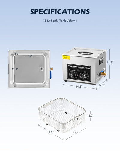     Knob-Ultrasonic-Cleaner-Size