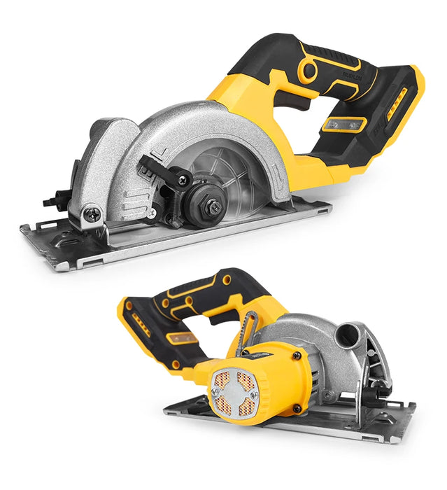 5 Inch Brushless Electric Circular Saw Lithium Battery Powered Handheld Miter Saw Power Tools For Dewalt 20V Battery Pin