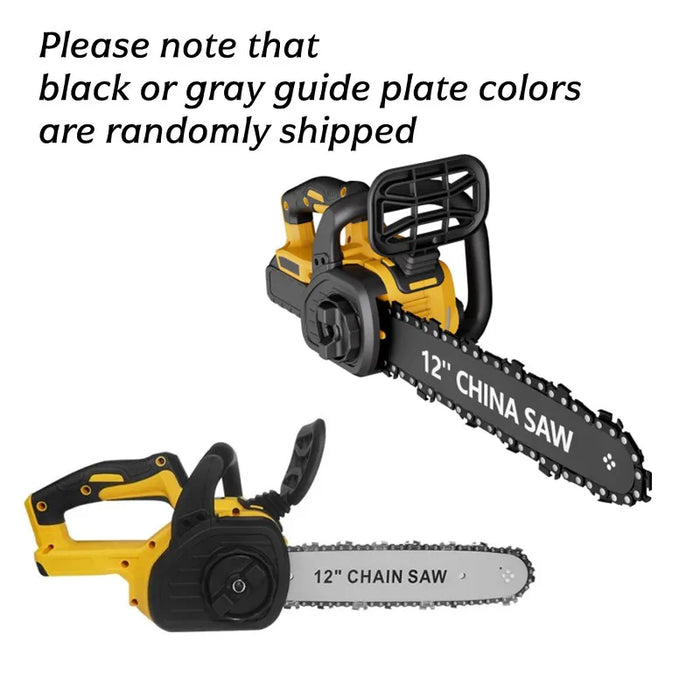 12" Cordless Chainsaw Handheld Garden Electric Chain Saw for Tree Branch Wood Cutting for DeWalt 20v Battery