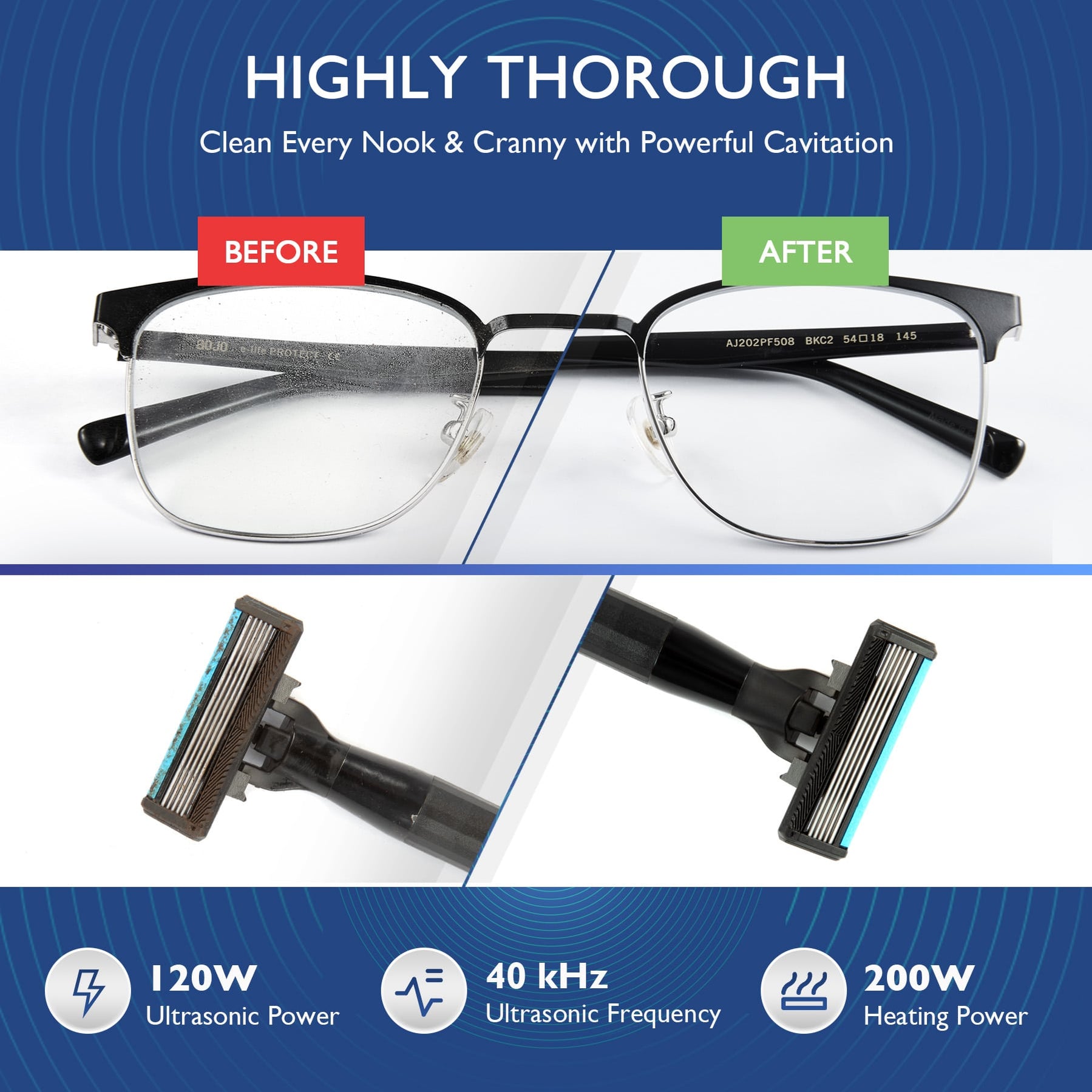 Ultrasonic Cleaner with Digital Timer and Heater for Ultrasonic Cleani