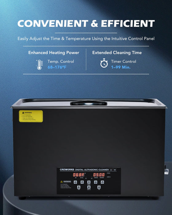     Ultrasonic-Cleaning-Professional-Ultrasonic-Machine-with-Heater-Timer-and-Dual-Mode