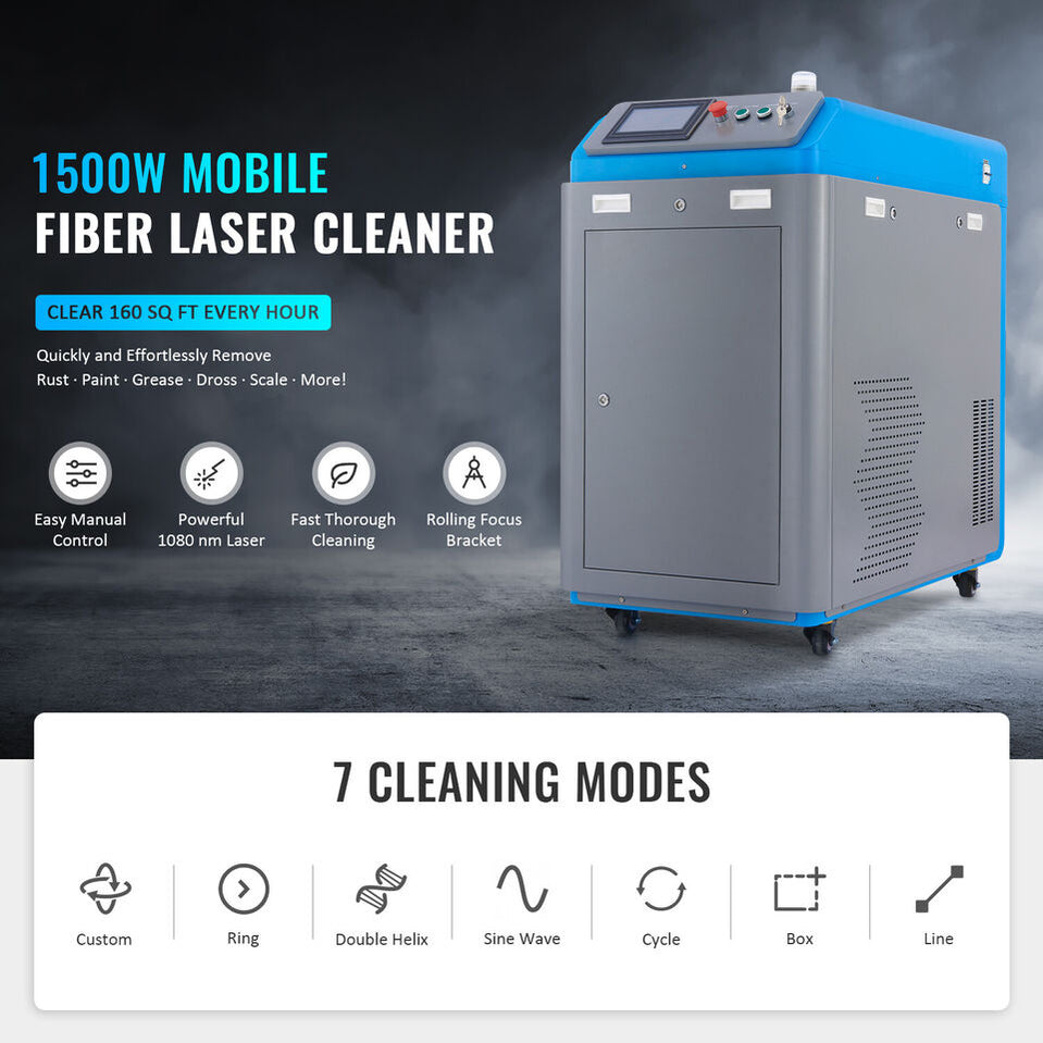 Nettoyeur Laser 1500W Portable MCWlaser – Décapage Rouille Peinture Machine Fibre